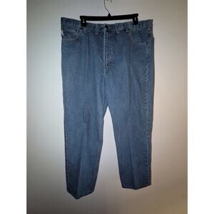 Carhartt B17 DST Relaxed Fit Jeans 44x32 Men's Blue Denim Workwear